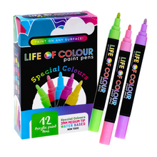 Load image into Gallery viewer, Life of Colour Special Medium Acrylic Paint Pens
