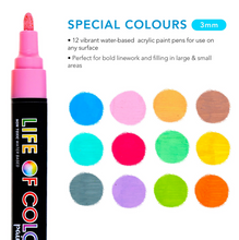 Load image into Gallery viewer, Life of Colour Special Medium Acrylic Paint Pens
