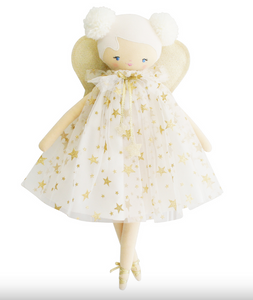 Alimrose Lily Fairy Doll Ivory Gold Star 48cm