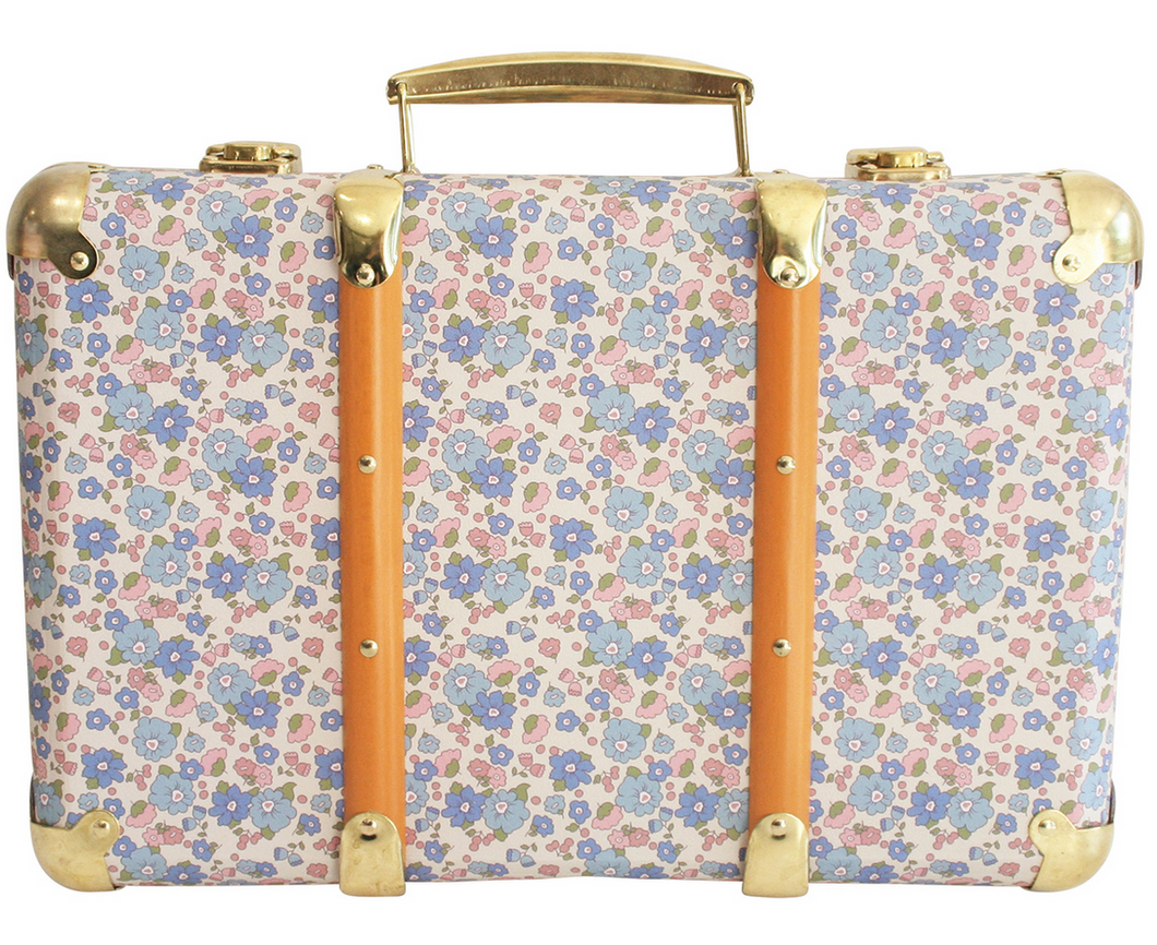 Alimrose Vintage Style Carry Case Liberty Blue