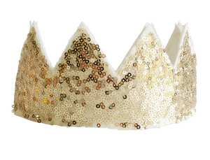 Alimrose Gold Sequin Crown