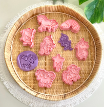 Load image into Gallery viewer, Wild Dough Stamper &amp; Cutter Set - Unicorns
