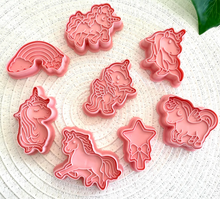 Load image into Gallery viewer, Wild Dough Stamper &amp; Cutter Set - Unicorns
