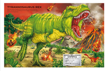 Load image into Gallery viewer, Usborne Build Your Own T Rex &amp; Other Dinosaurs Sticker Book
