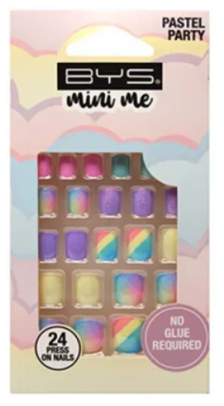 BYS Mini Me Pastel Party Press On Nails