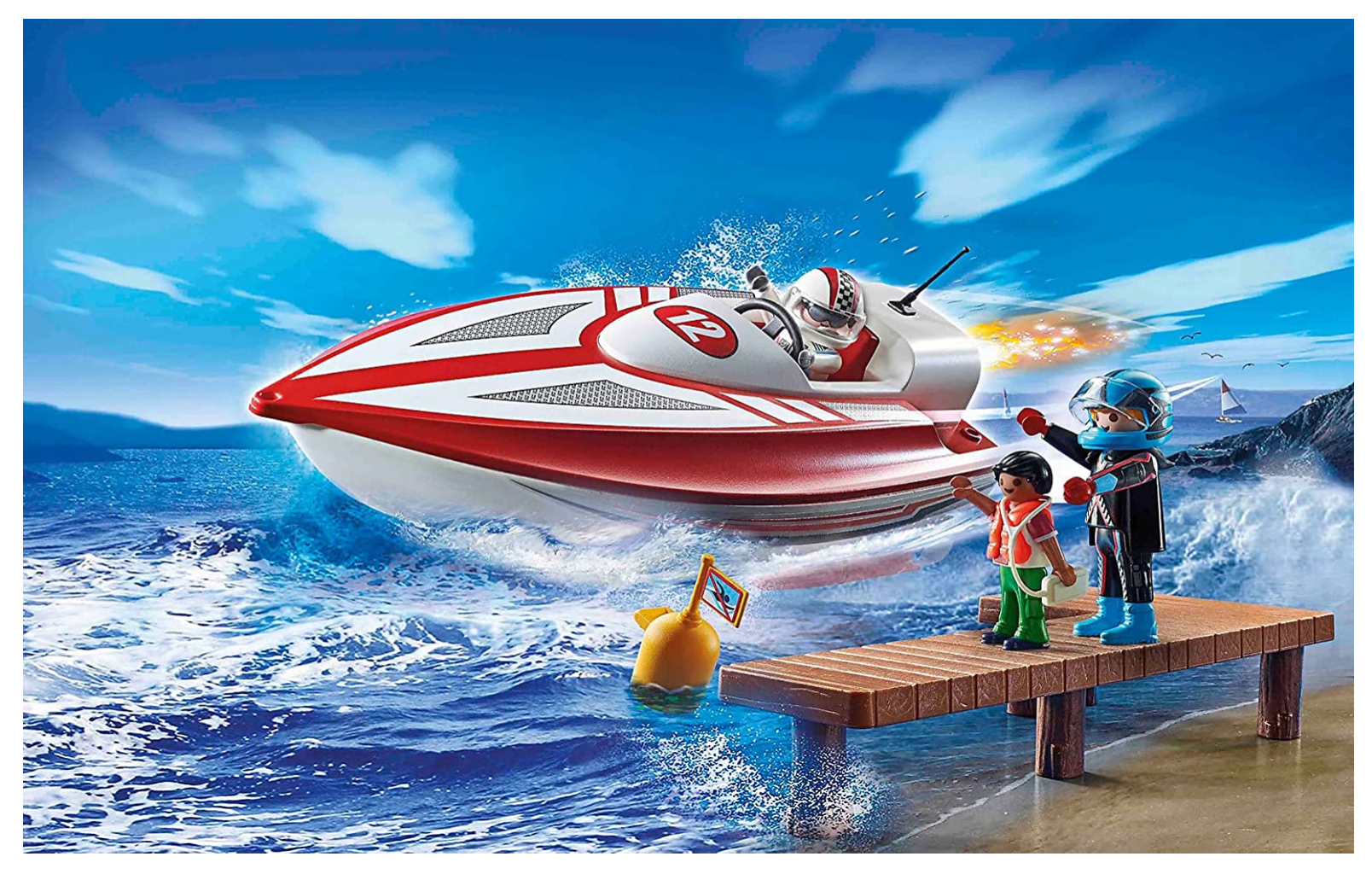 playmobil speedboat