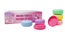 Load image into Gallery viewer, Pink Poppy Unicorn Princess Macaron Lipgloss
