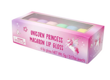 Load image into Gallery viewer, Pink Poppy Unicorn Princess Macaron Lipgloss
