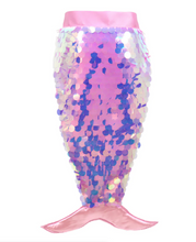 Load image into Gallery viewer, Pink Poppy Sequined Shimmering Mermaid Tail
