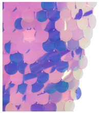 Load image into Gallery viewer, Pink Poppy Sequined Shimmering Mermaid Tail
