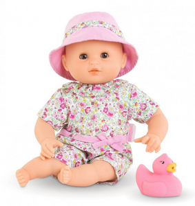 Corolle Bath Baby Coralie in Floral Playsuit 30cm/12"