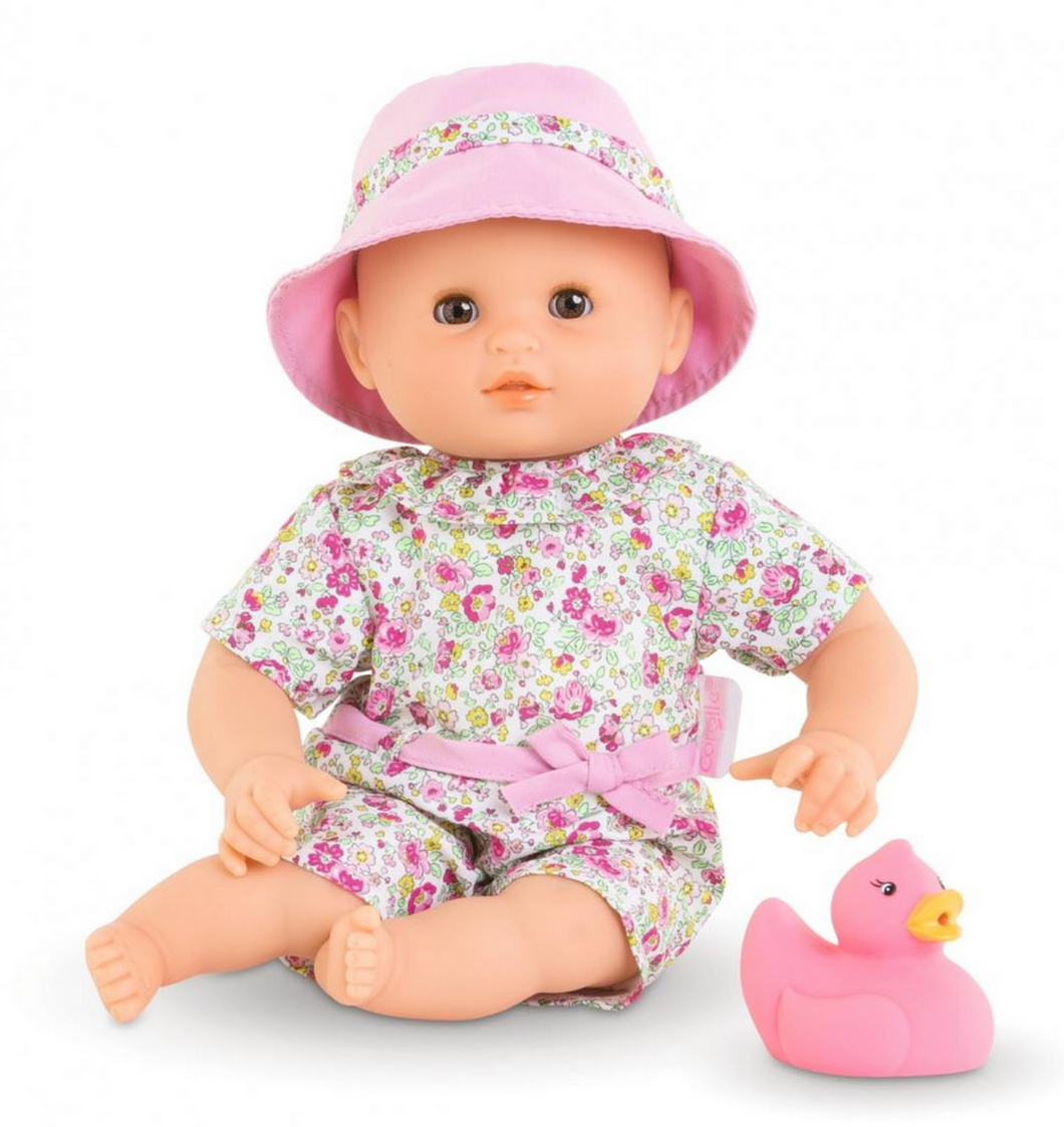 Corolle Bath Baby Coralie in Floral Playsuit 30cm/12