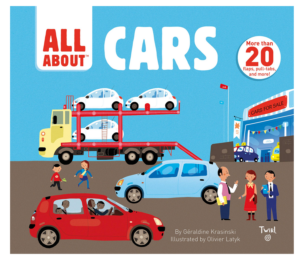 All About Cars Lift The Flap Book - Hardcover