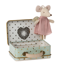 Load image into Gallery viewer, Maileg Angel Mouse in Suitcase
