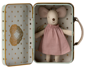 Maileg Angel Mouse in Suitcase