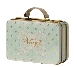 Maileg Angel Mouse in Suitcase