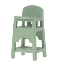 Load image into Gallery viewer, Maileg High Chair for Mouse Mint
