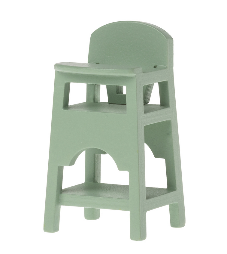 Maileg High Chair for Mouse Mint
