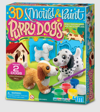 Load image into Gallery viewer, 4M Mould &amp; Paint 3D Puppy Dogs
