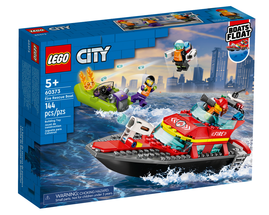Lego City Fire Rescue Boat 60373