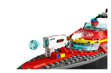 Load image into Gallery viewer, Lego City Fire Rescue Boat 60373

