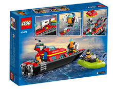 Load image into Gallery viewer, Lego City Fire Rescue Boat 60373
