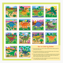 Load image into Gallery viewer, First Colour By Sticker Book Dinosaurs
