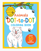 Load image into Gallery viewer, Animals Dot to Dot &amp; Colouring Book
