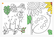 Load image into Gallery viewer, Animals Dot to Dot &amp; Colouring Book
