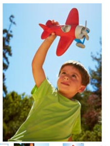 Green Toys Airplane Red