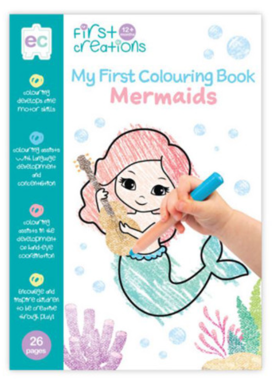First Creations Colouring Book Mermaids