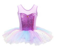 Load image into Gallery viewer, Pink Poppy Disney The Little Mermaid Sparkle Tiered Tutu Size 5-6
