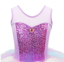 Load image into Gallery viewer, Pink Poppy Disney The Little Mermaid Sparkle Tiered Tutu Size 5-6
