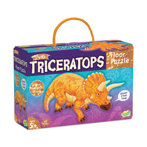 Peaceable Kingdom Floor Puzzle Triceratops