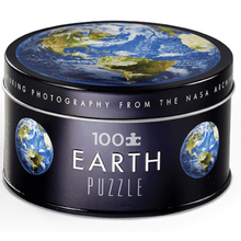 Load image into Gallery viewer, Crocodile Creek 100 Piece Earth Puzzle in tin
