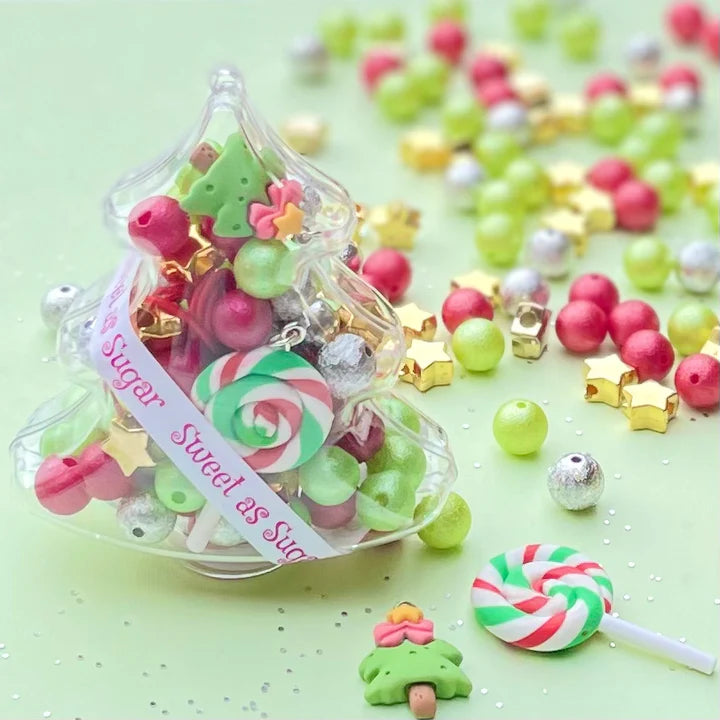 Sweet As Sugar Christmas Tree Traditional Jewellery Making Kit