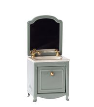 Load image into Gallery viewer, Maileg Miniature Sink Dresser &amp; Mirror Mint
