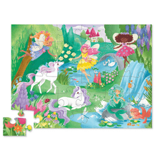 Load image into Gallery viewer, Crocodile Creek Magical Friends floor puzzle
