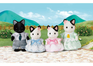 Sylvanian Families Tuxedo Cat Family